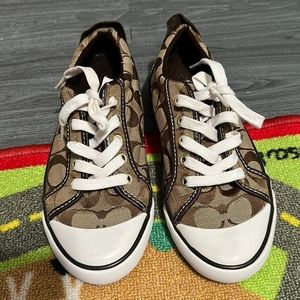 Coach brown sneakers